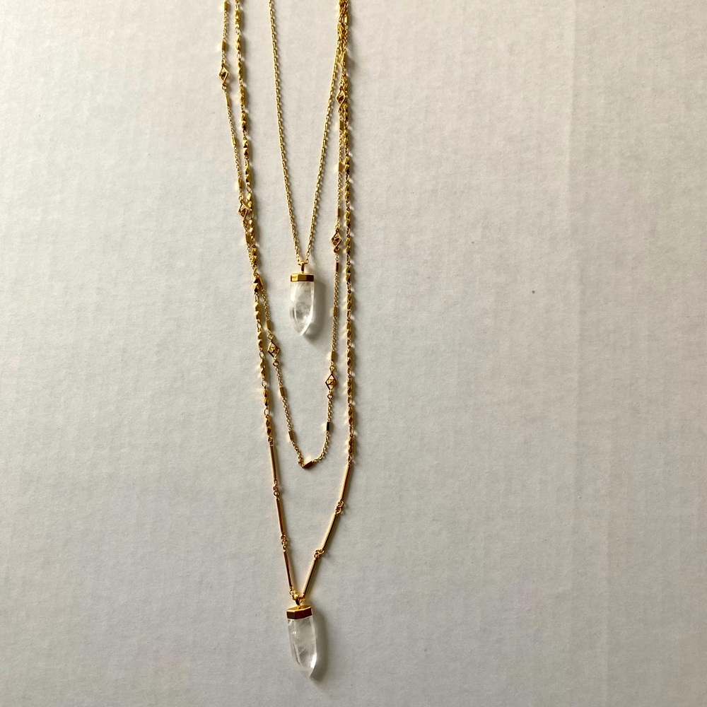 Stella and Dot Three-in-One necklace
